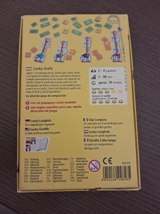 Juego de mesa Lucky Jirafa - HABA