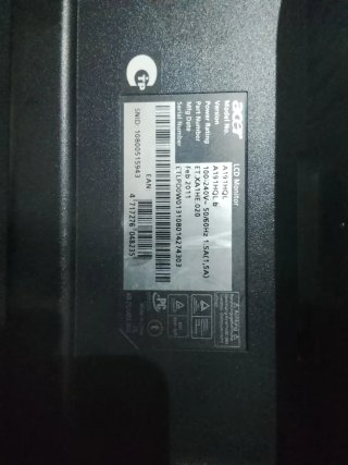 Monitor Acer Negro