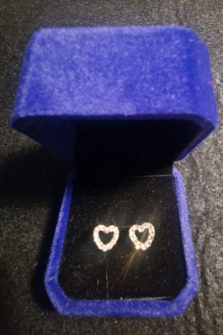 Orecchini a forma di cuore