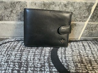 Cartera Piel Negra como nueva Hombre