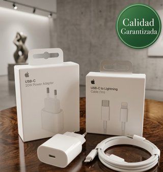 NUEVO: Cargador Apple USB-C 20W y Cable Lightning