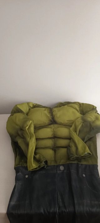 Disfraz de Hulk para niño, talla 7-8 años