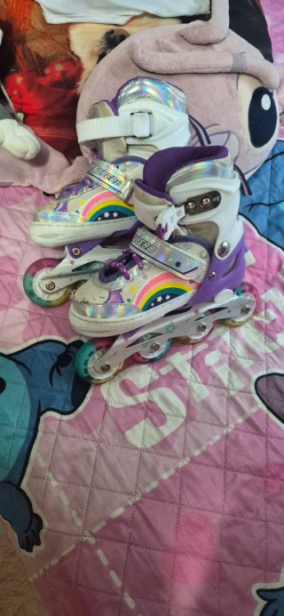 Patines ajustables talla 30-33 con luces