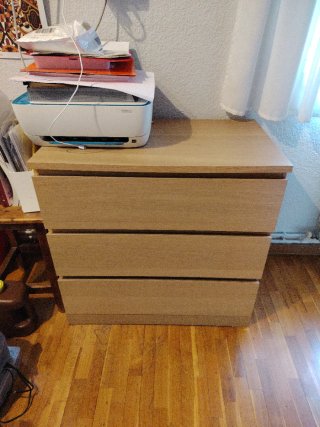 Cómoda IKEA de 3 cajones