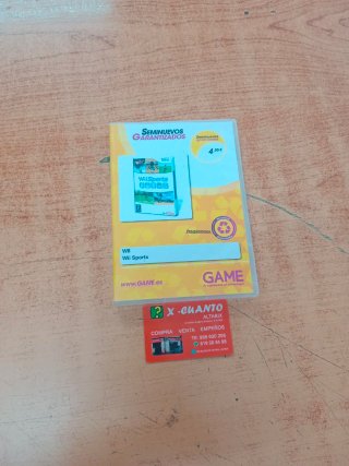 JUEGO NINTENDO WII WII SPORTS