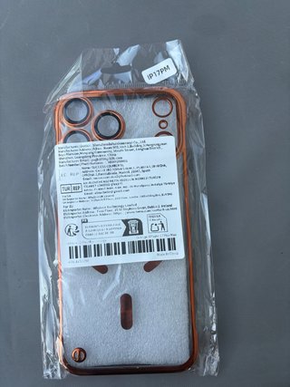 Cover iPhone 17 Pro Max Arancione