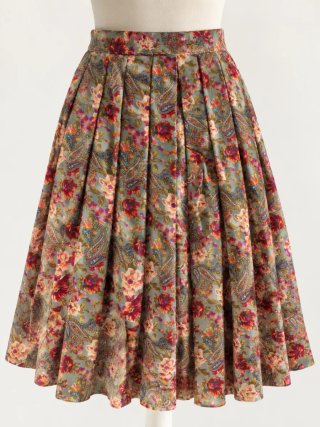 Falda Vintage Estampada