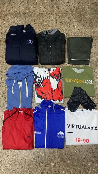 Lote de ropa de hombre