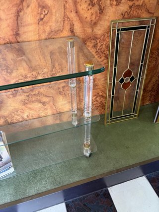 Mueble con 3 baldas cristal