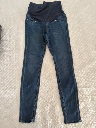 Pantalón premamá vaquero azul