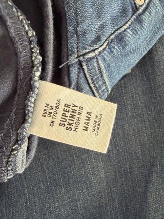 Pantalón premamá vaquero azul