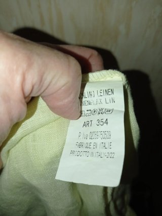Vestito estivo in lino e pizzo