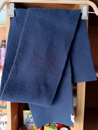 Bufanda punto azul marino de uniforme escolar