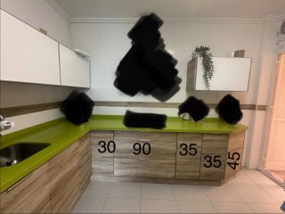 Cocina madera encimera Silestone