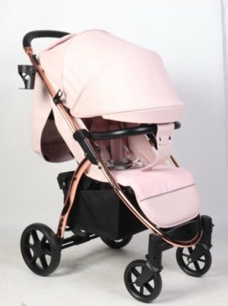 Silla de Paseo Atenas Polipiel Rosa