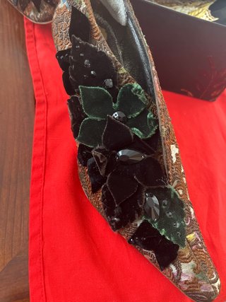 Zapatos-joya Belén Doñate. Tacón de 7cms.