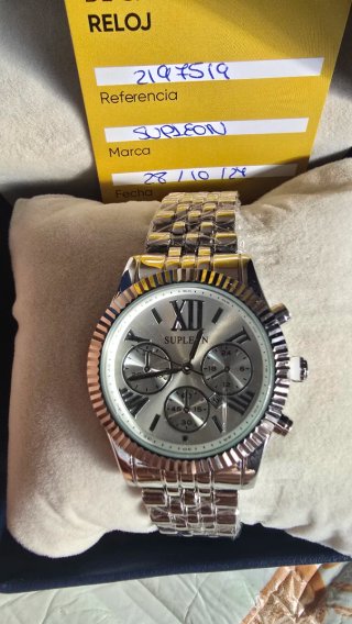 Reloj Supleon Cronógrafo Acero Inoxidable