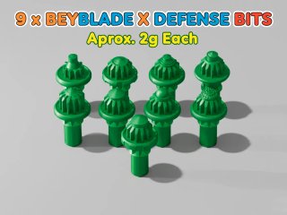 9 Punte Difesa Beyblade X (2g Ciascuno)