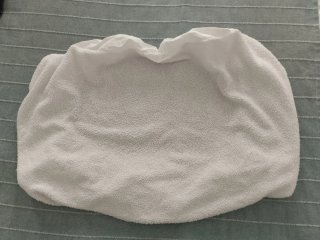 Funda para cambiador de bebé blanca