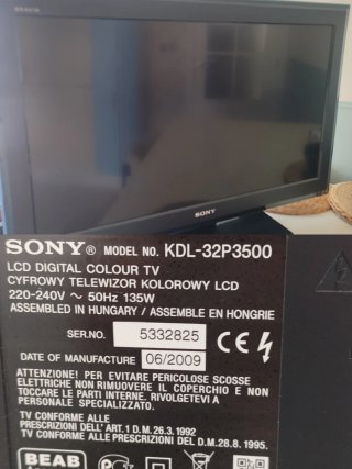 TV Sony Bravia 32 Negra