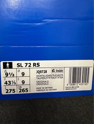 Zapatillas adidas SL 72 RS Talla 43