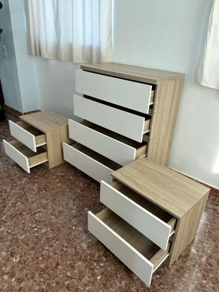 OFERTA! comoda nueva + 2 mesitas