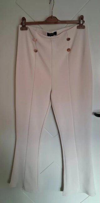 Pantaloni donna OVS beige gamba ampia