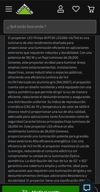 Lámpara LED Philips CoreLine Tempo Large