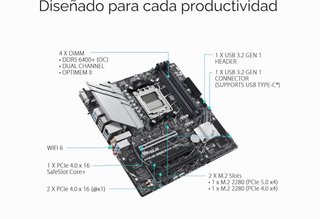 Placa Base ASUS Prime B650M-A WIFI II