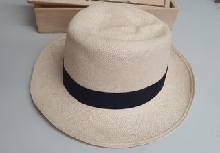 Sombrero Panamá Ecuador Paja Toquilla Beige
