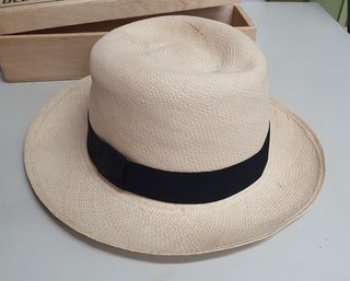 Sombrero Panamá Ecuador Paja Toquilla Beige