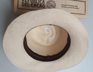 Sombrero Panamá Ecuador Paja Toquilla Beige