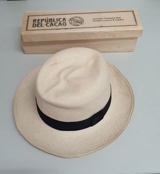 Sombrero Panamá Ecuador Paja Toquilla Beige