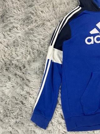 Sudadera Adidas Azul con Capucha