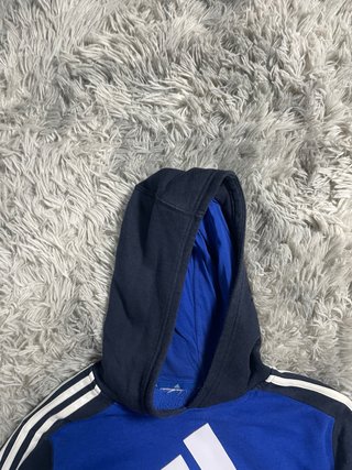 Sudadera Adidas Azul con Capucha