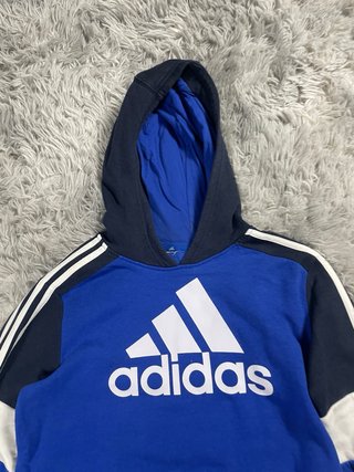 Sudadera Adidas Azul con Capucha