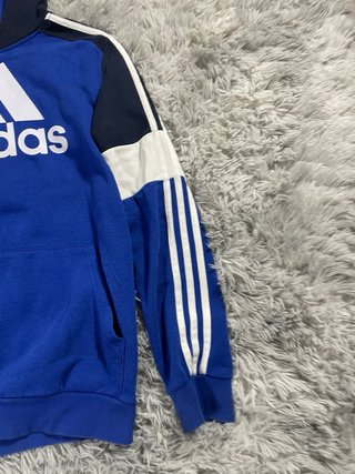 Sudadera Adidas Azul con Capucha