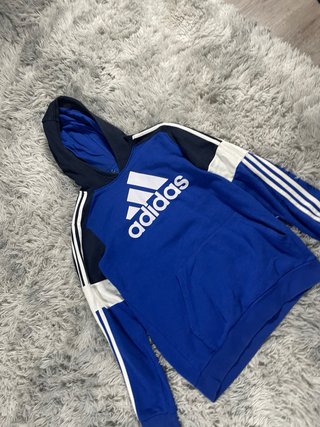 Sudadera Adidas Azul con Capucha