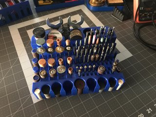 Soporte Dremel - organizador accesorios