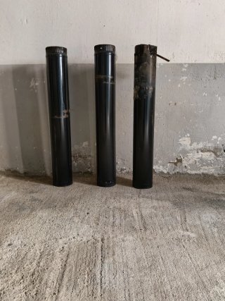 3 Tubos para Chimenea 15 cm
