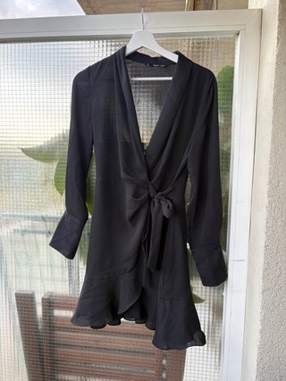 Vestido Negro Mango