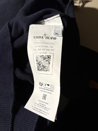 Jersey Stone Island Azul Marino