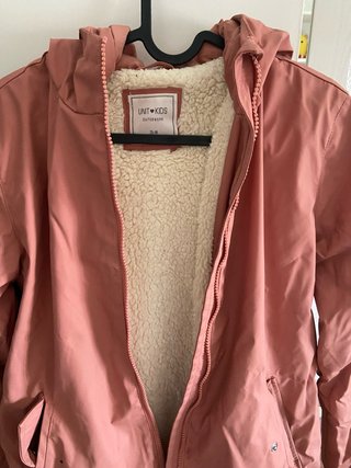 Chubasquero UNIT KIDS rosa talla 13-14