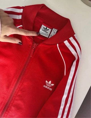 Chaqueta Adidas Roja Original