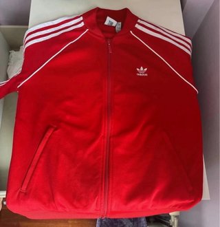 Chaqueta Adidas Roja Original