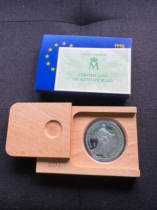 5 Ecus 1992 Madrid Capital europea de la Cultura