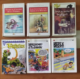 Libros y cómics a 2€ y 3€ unidad