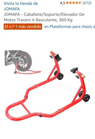 Caballete Elevador Motos Trasero JOMAFA