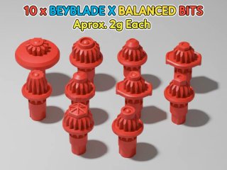 10 Beyblade X Balance Bits - Master
