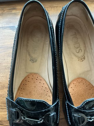 Mocassini Tod's neri in vernice